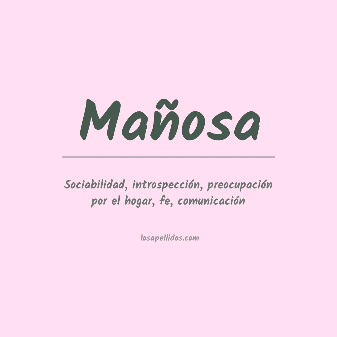 Apellido Mañosa