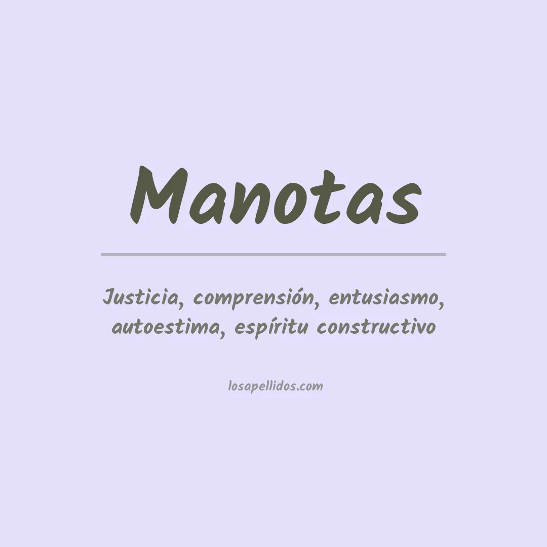 Apellido Manotas