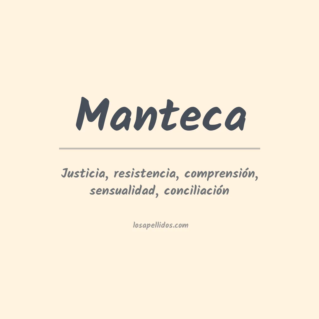 Apellido Manteca