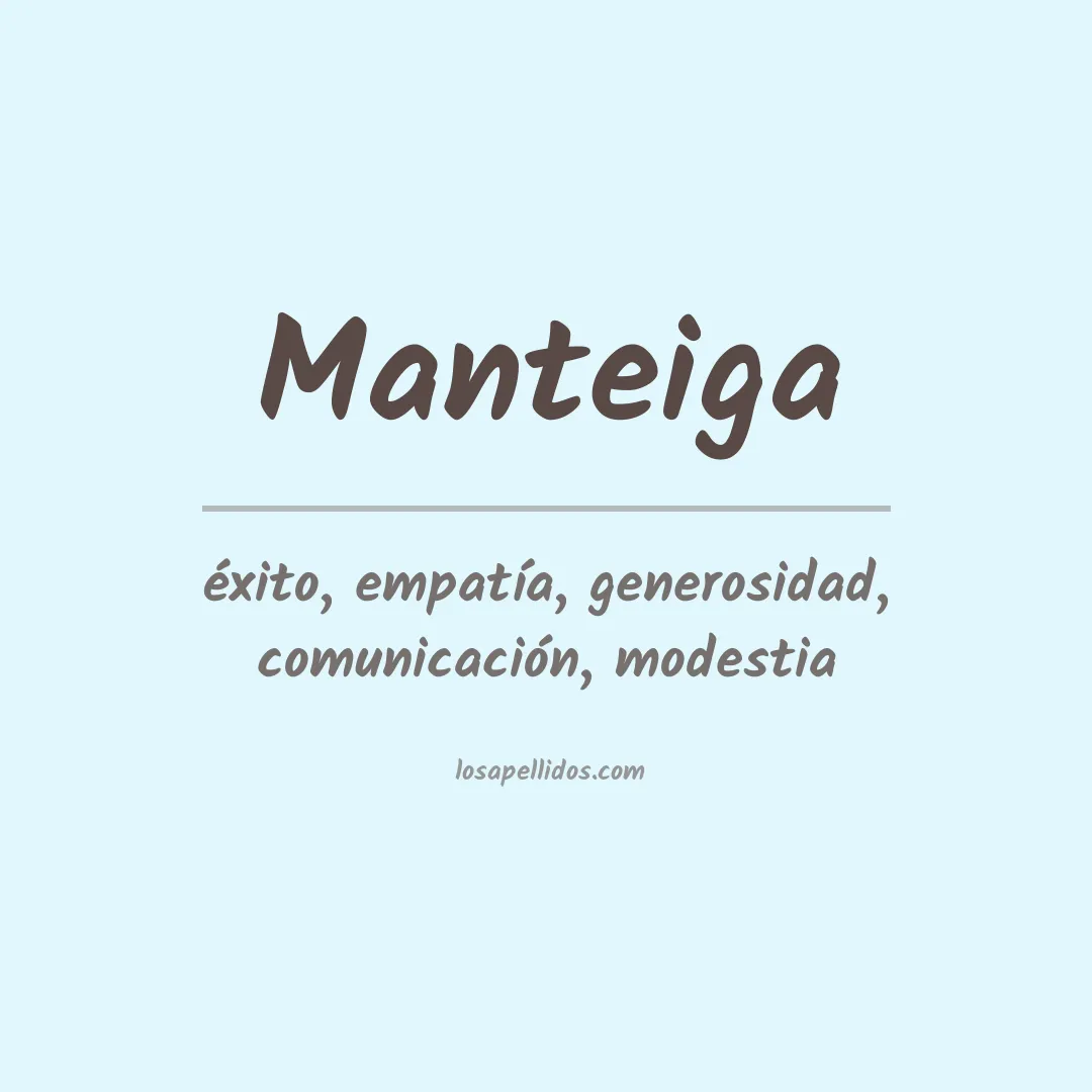 Apellido Manteiga