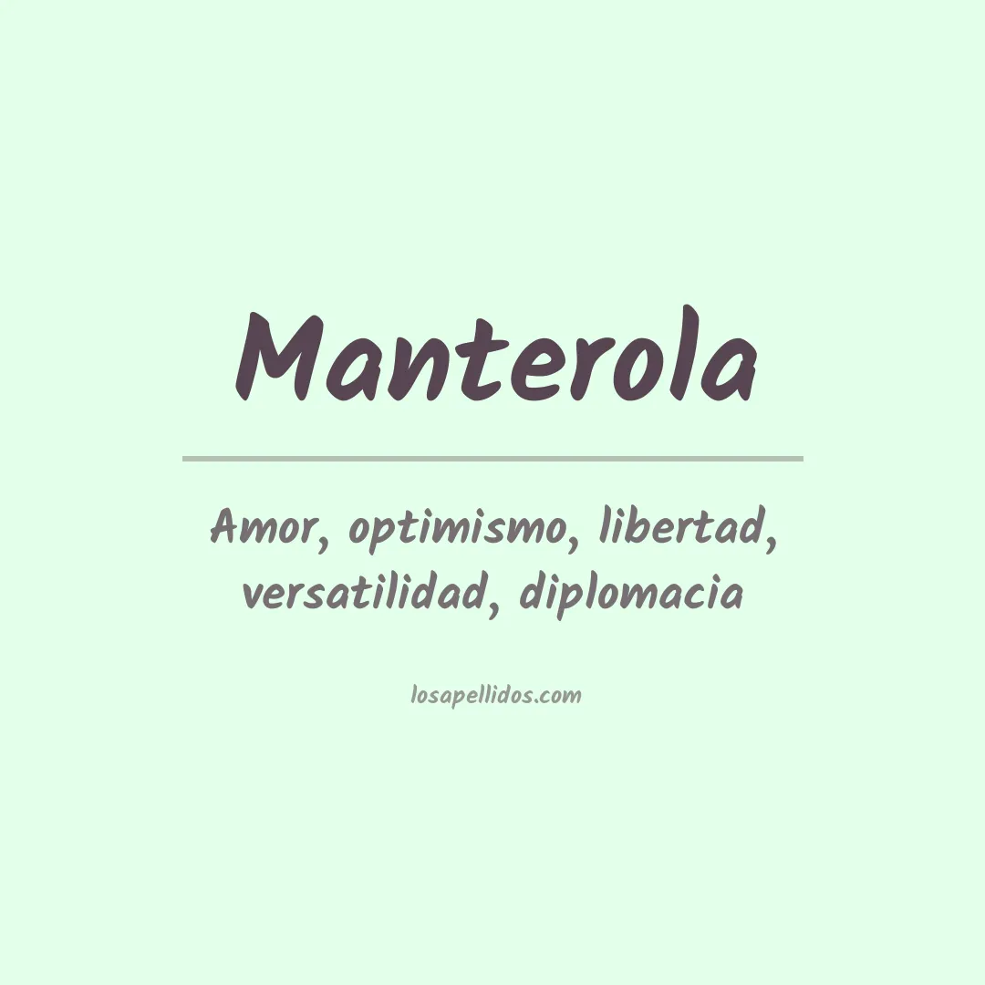 Apellido Manterola