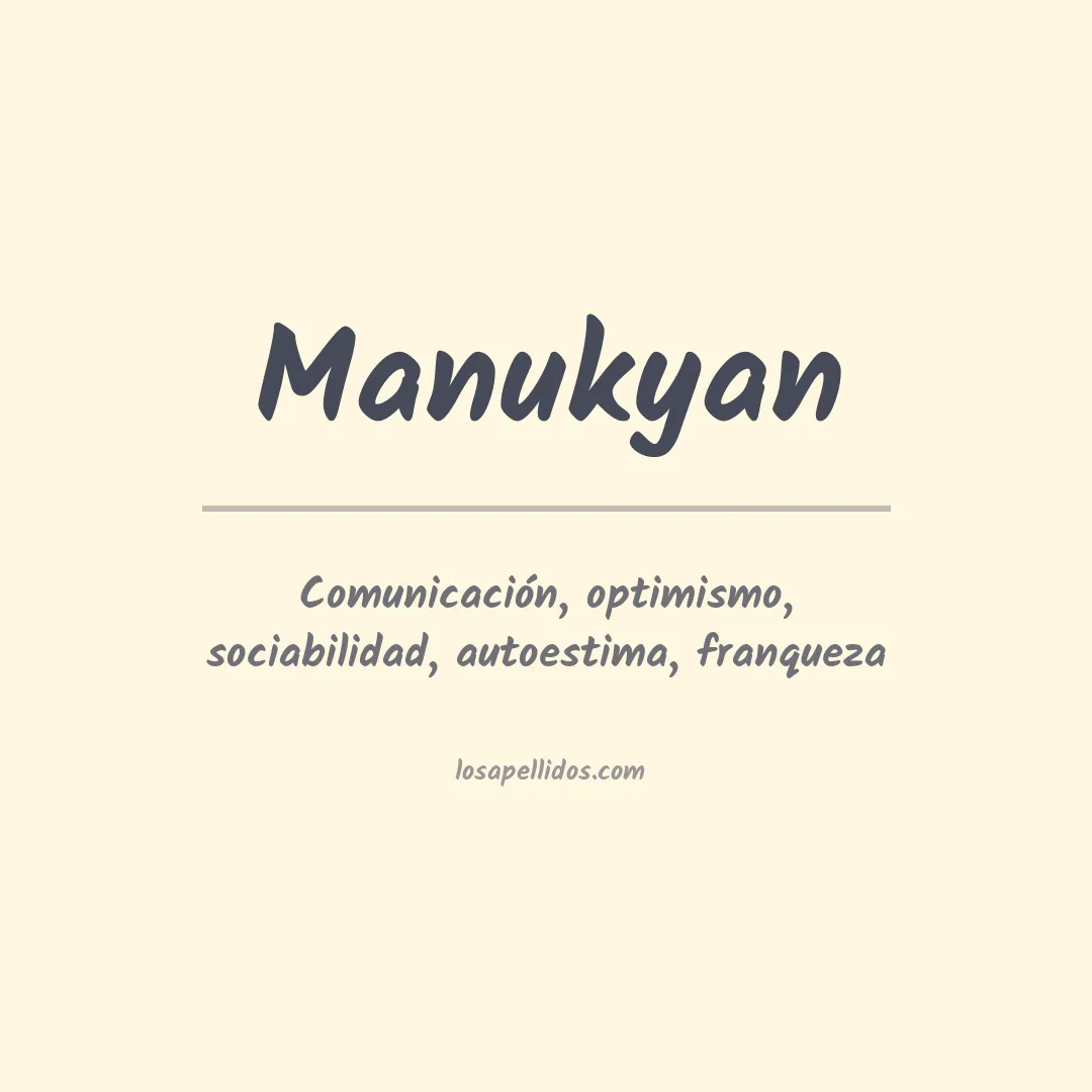 Apellido Manukyan