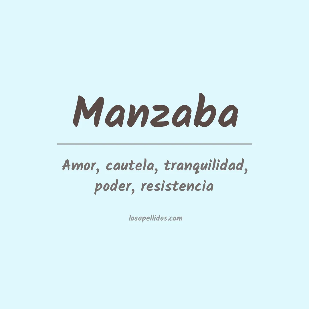 Apellido Manzaba