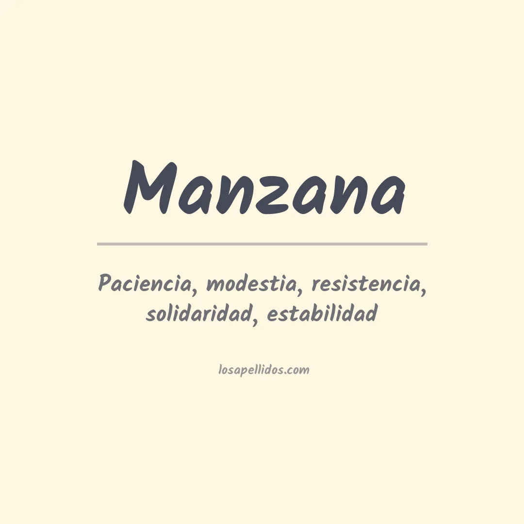 Apellido Manzana