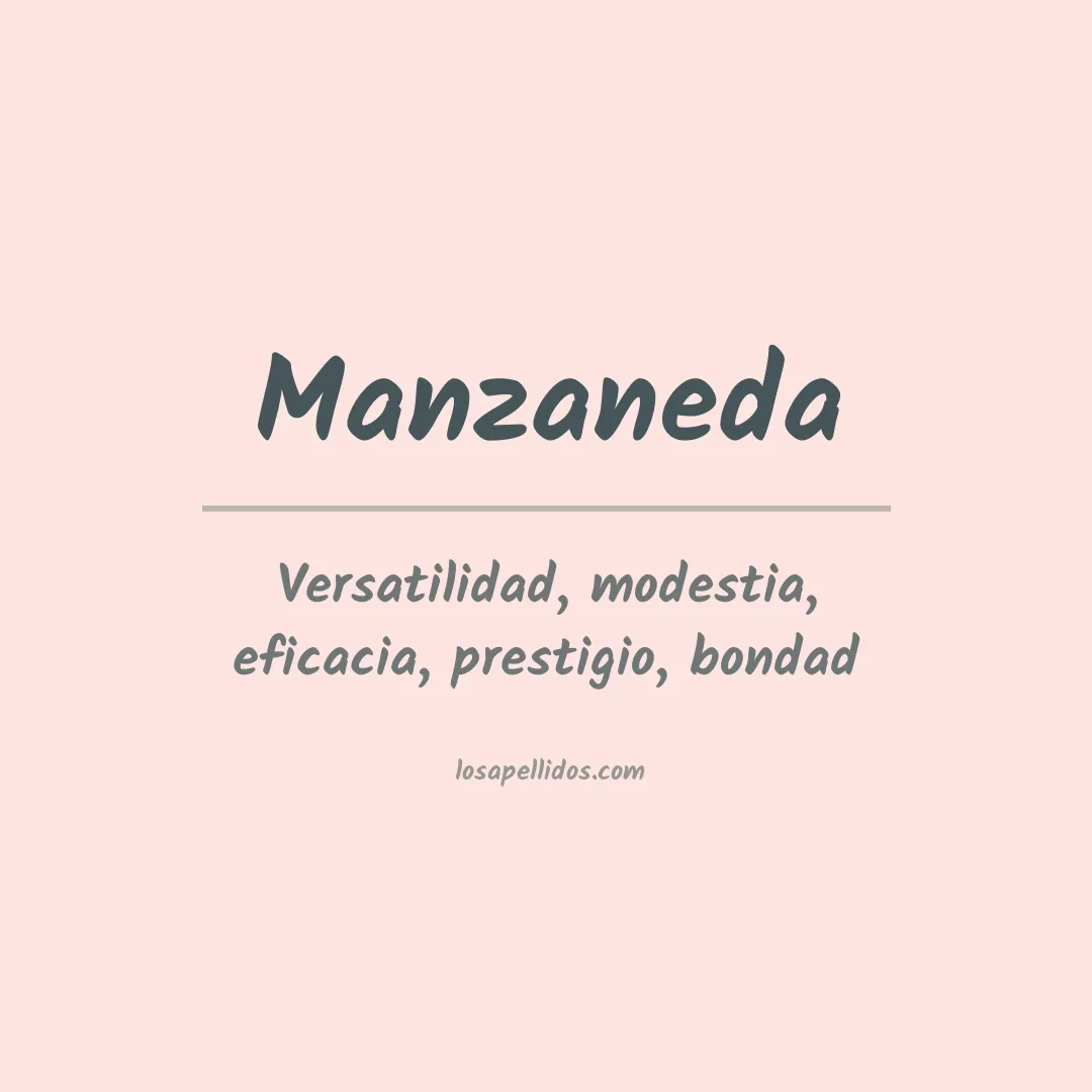 Apellido Manzaneda