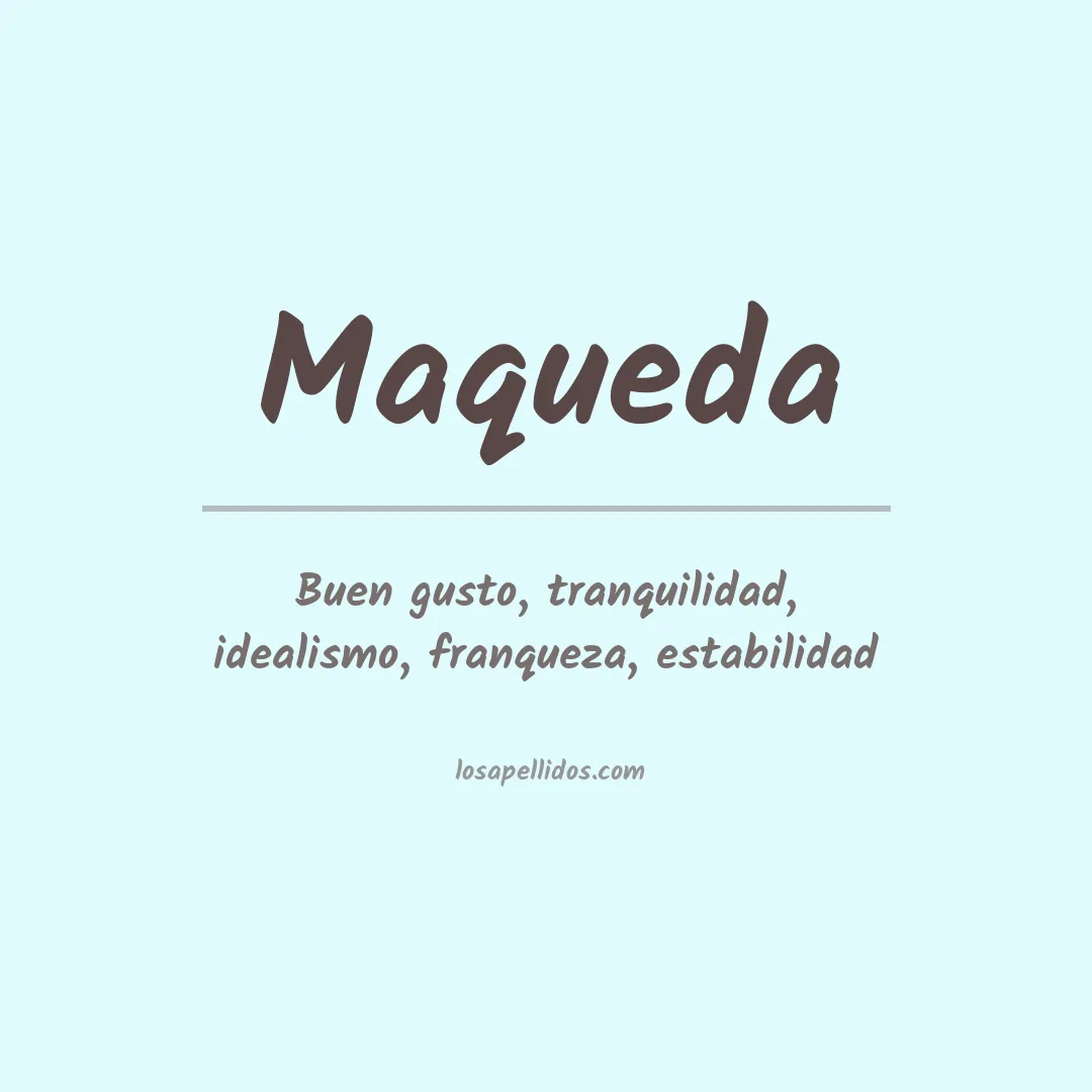 Apellido Maqueda