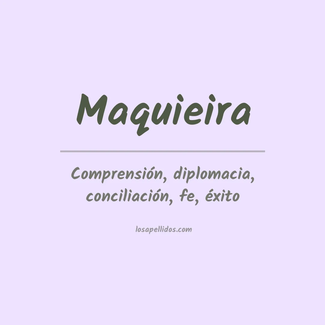 Apellido Maquieira