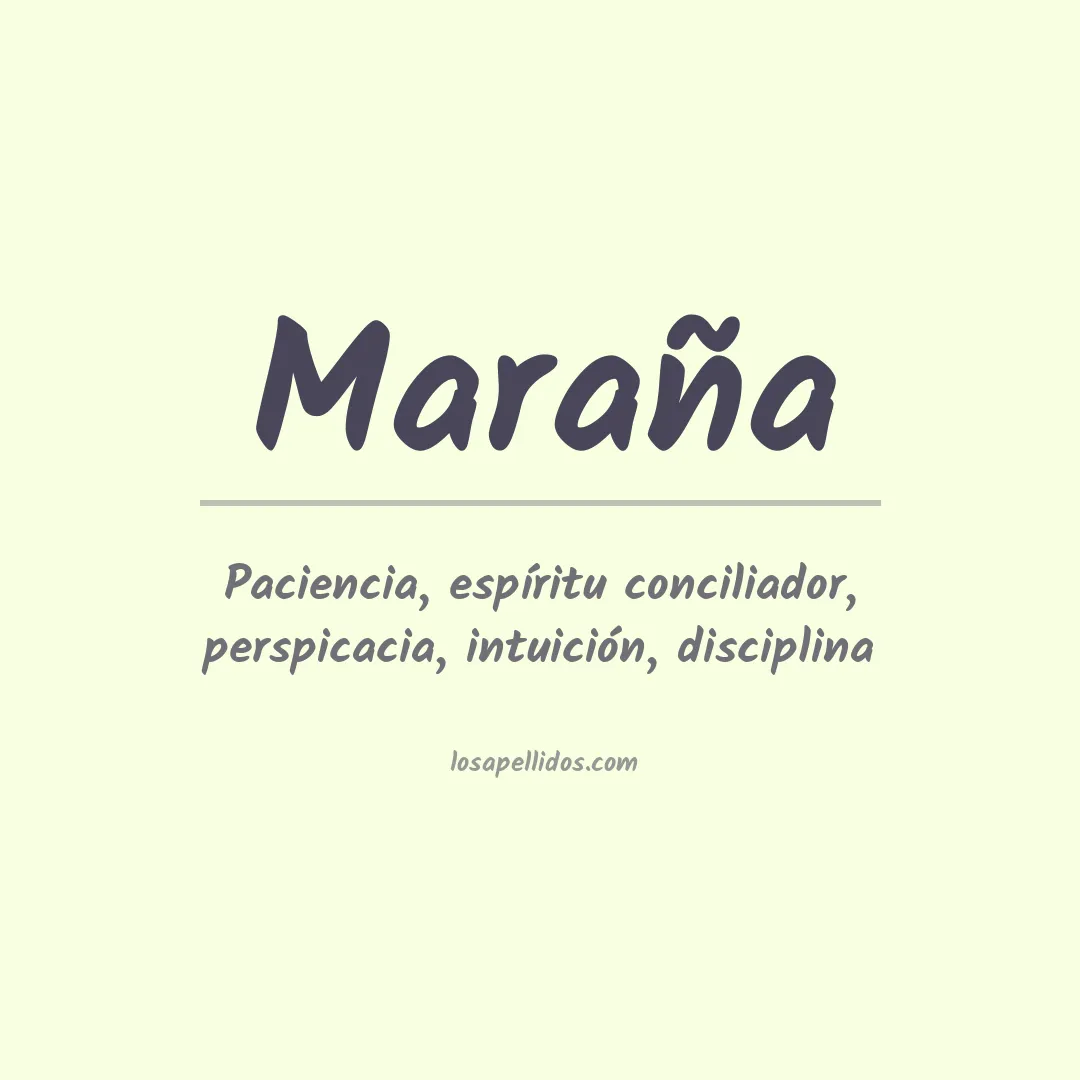 Apellido Maraña
