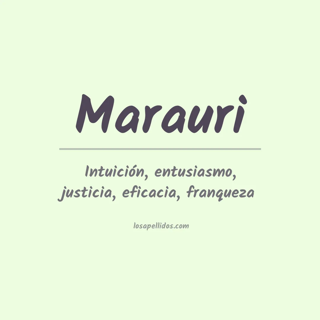 Apellido Marauri