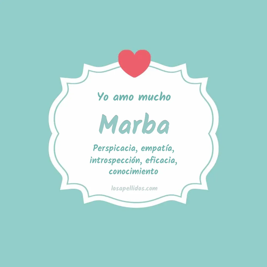 Yo amo mucho Marba