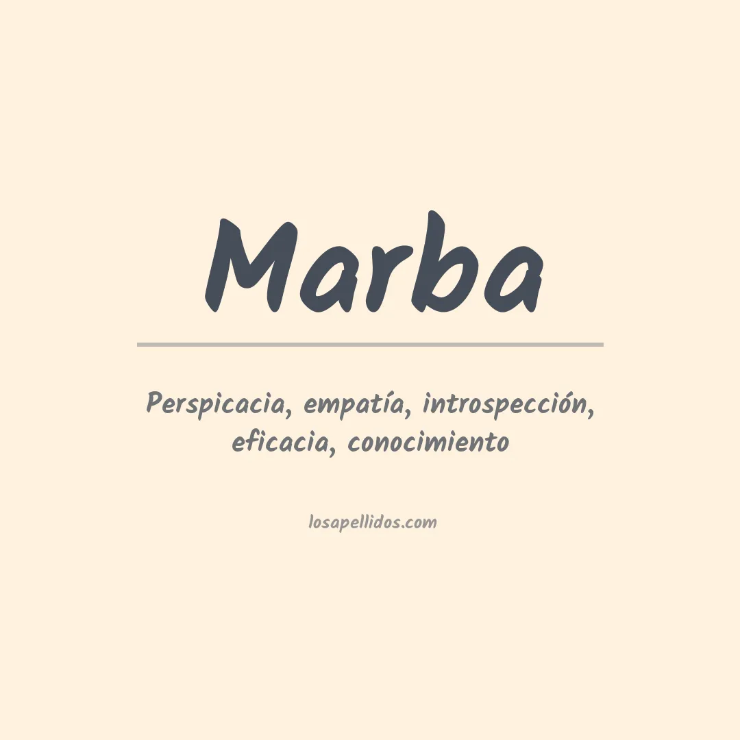 Apellido Marba