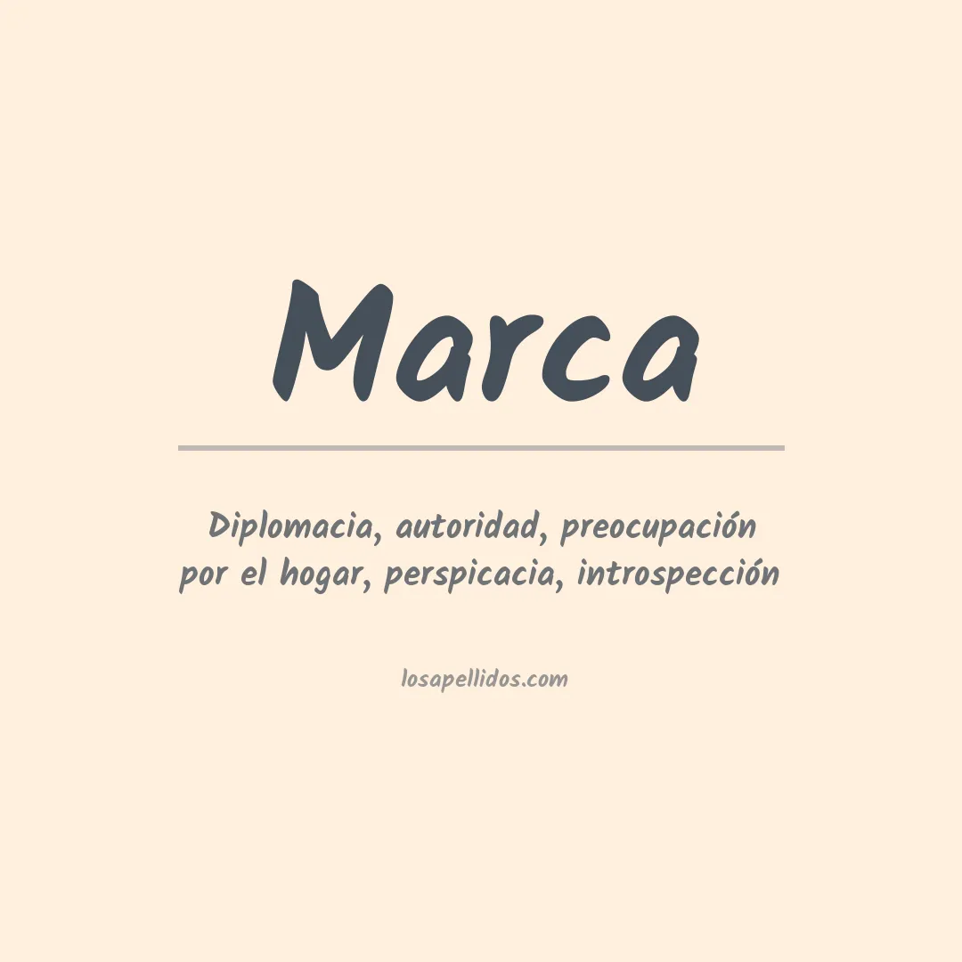 Apellido Marca