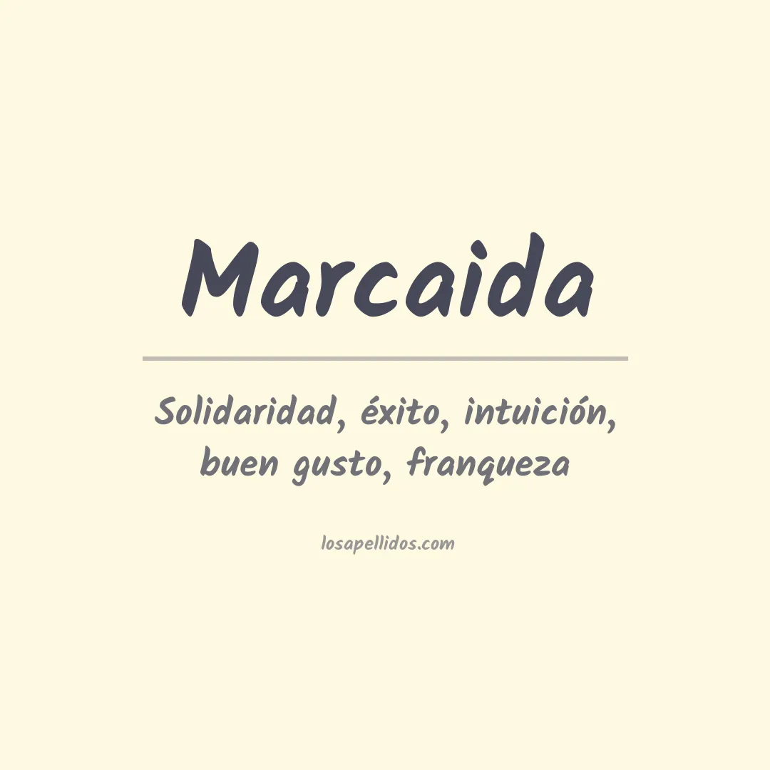 Apellido Marcaida