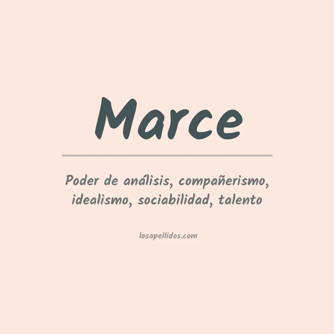 Apellido Marce