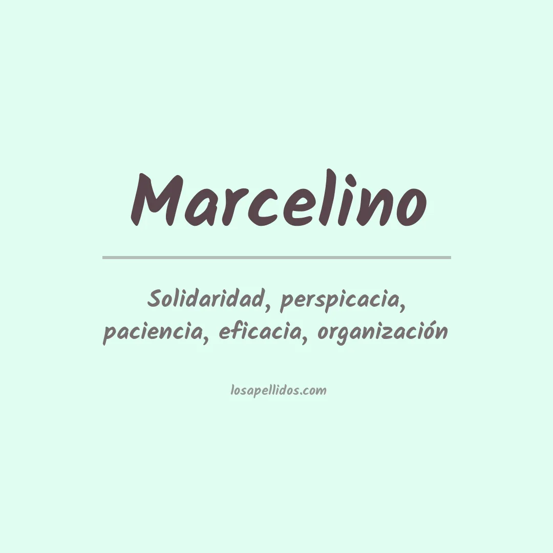 Apellido Marcelino