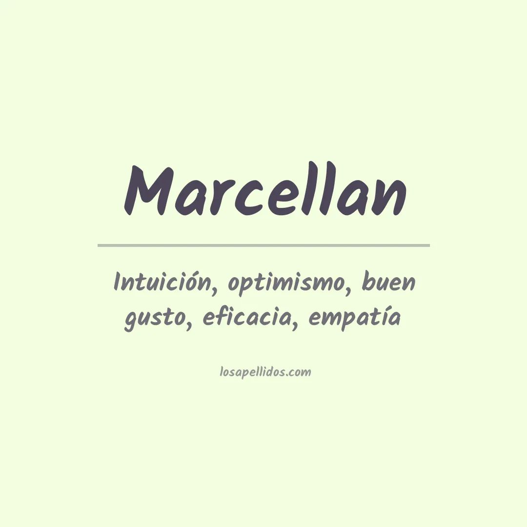Apellido Marcellan