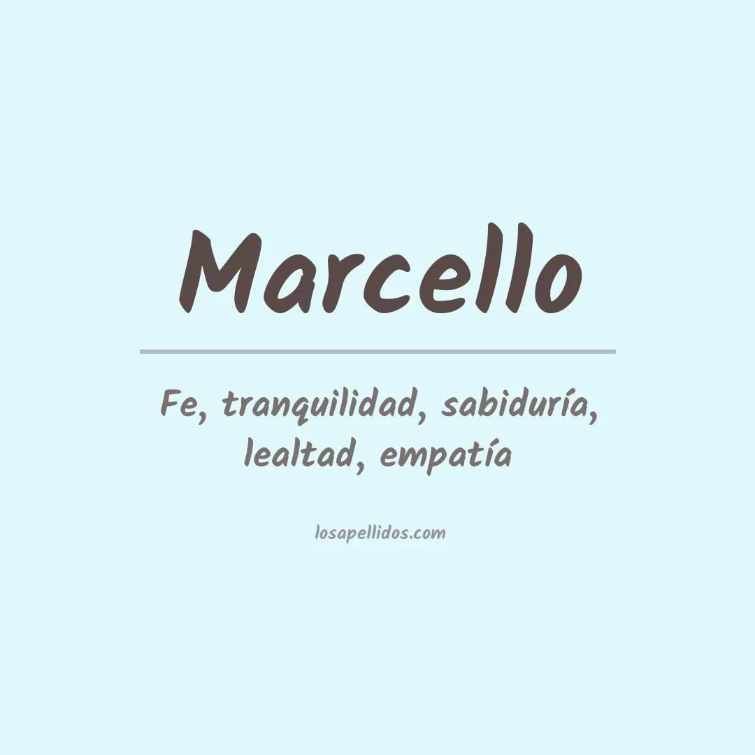 Apellido Marcello