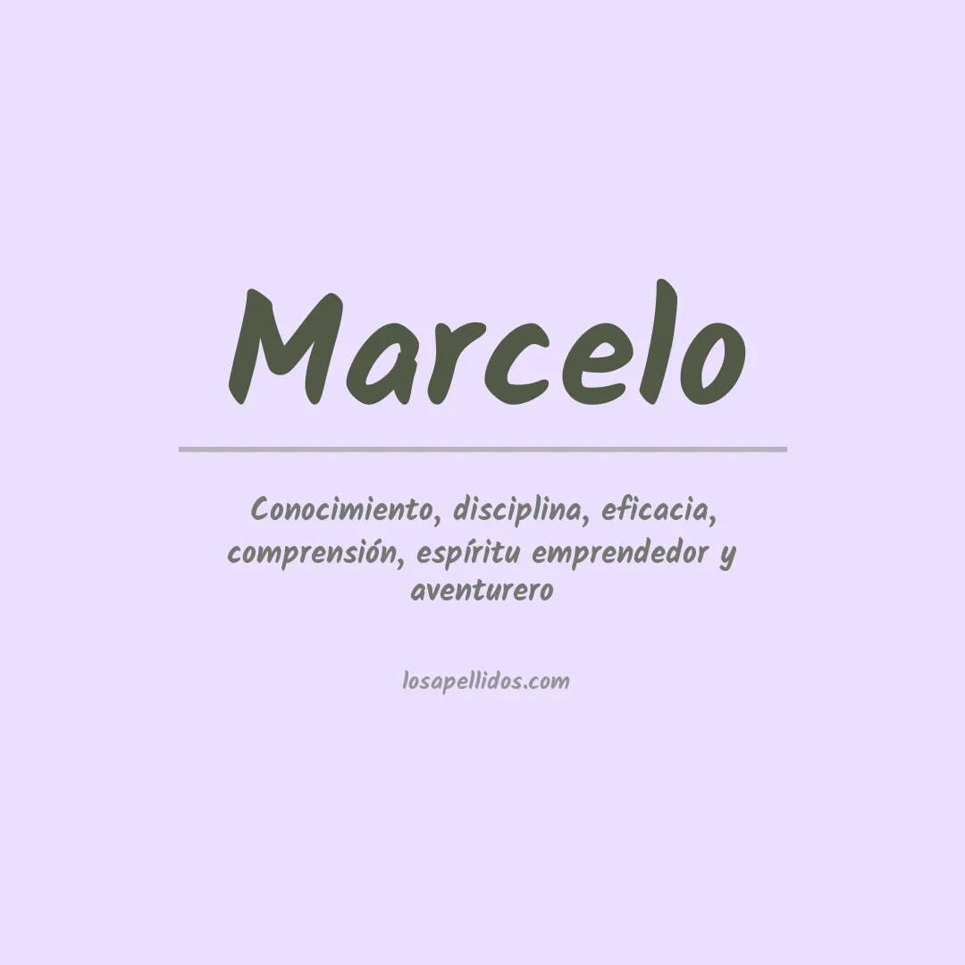 Apellido Marcelo