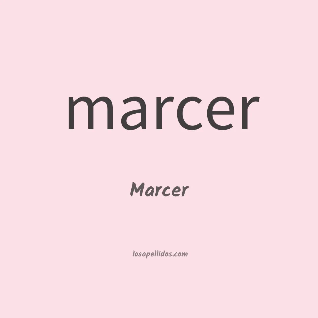 Marcer en chino