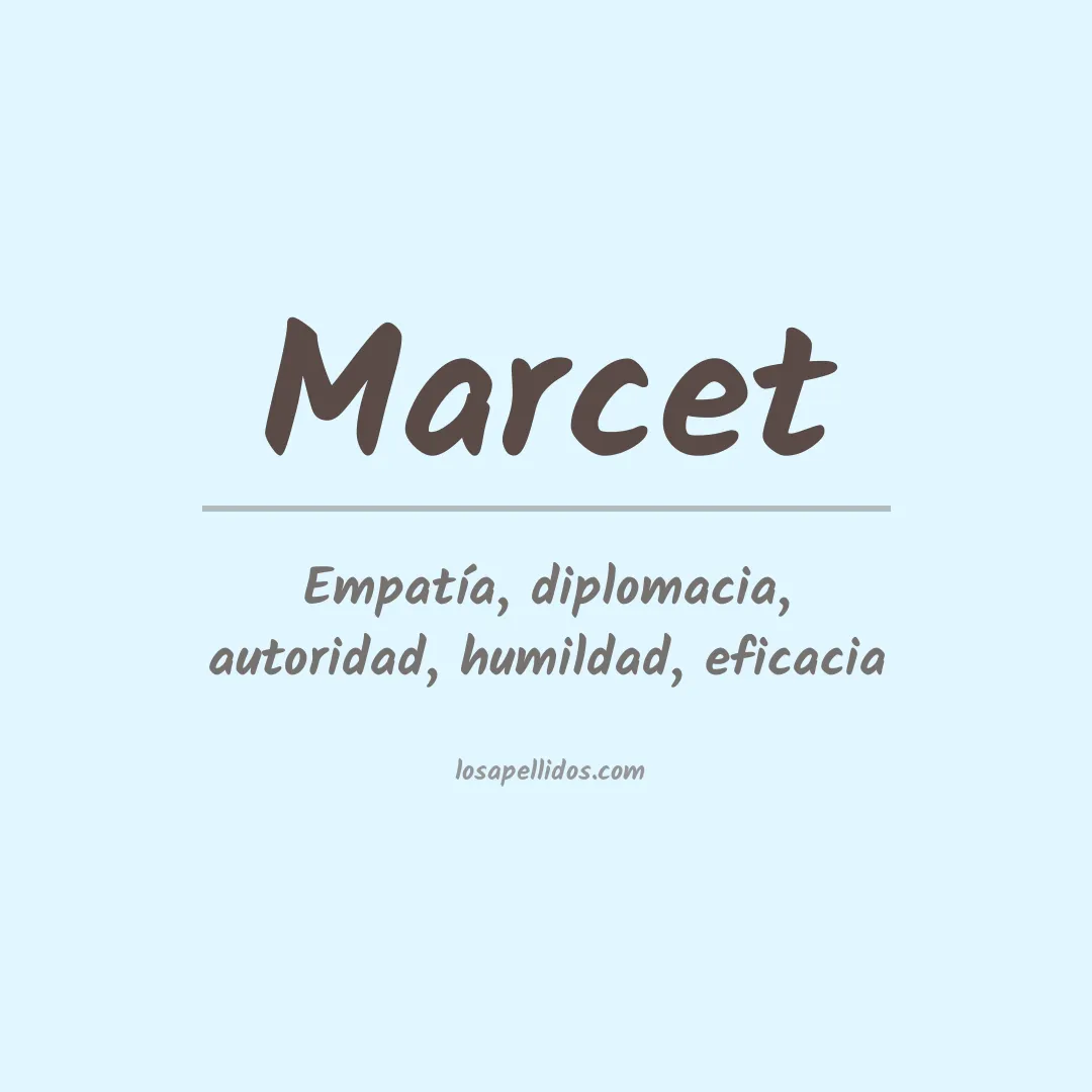 Apellido Marcet