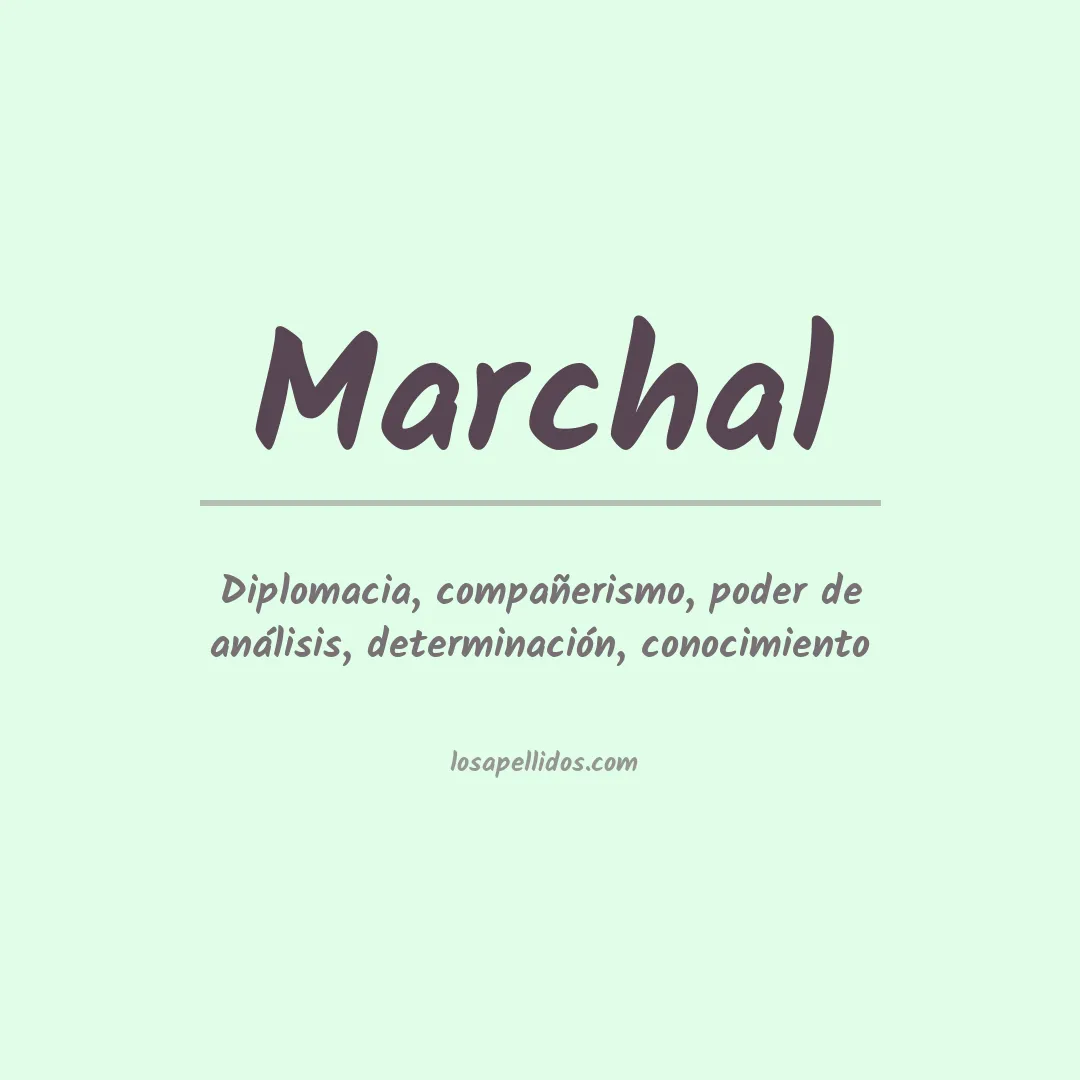 Apellido Marchal
