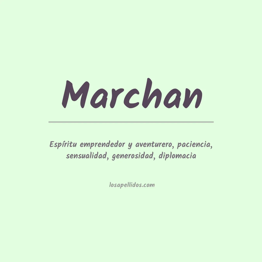 Apellido Marchán