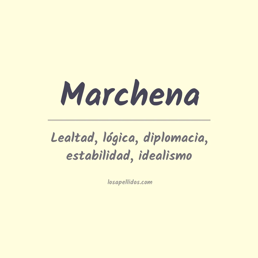 Apellido Marchena