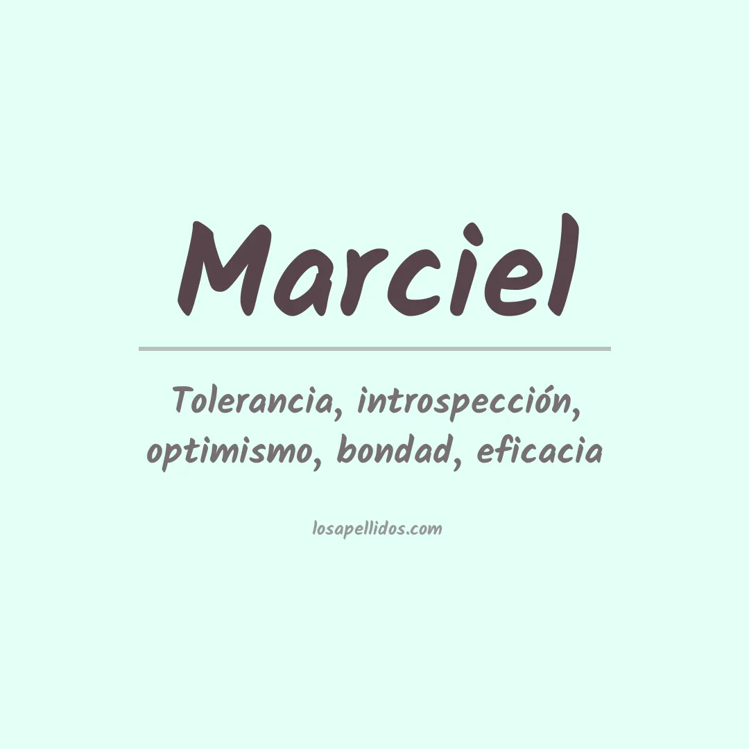 Apellido Marciel