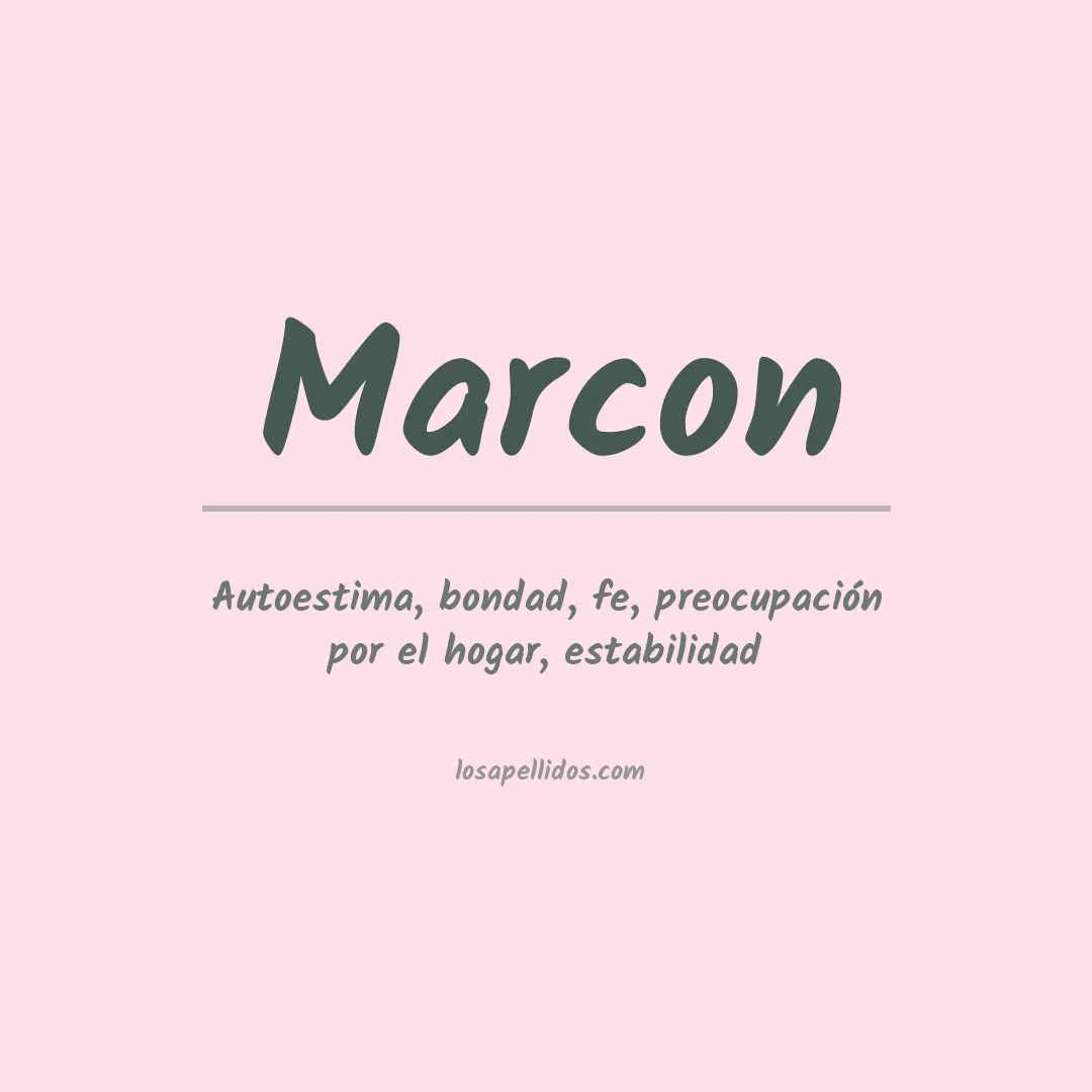 Apellido Marcon