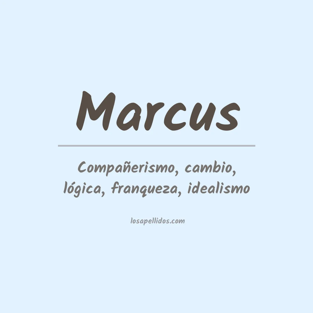 Apellido Marcus