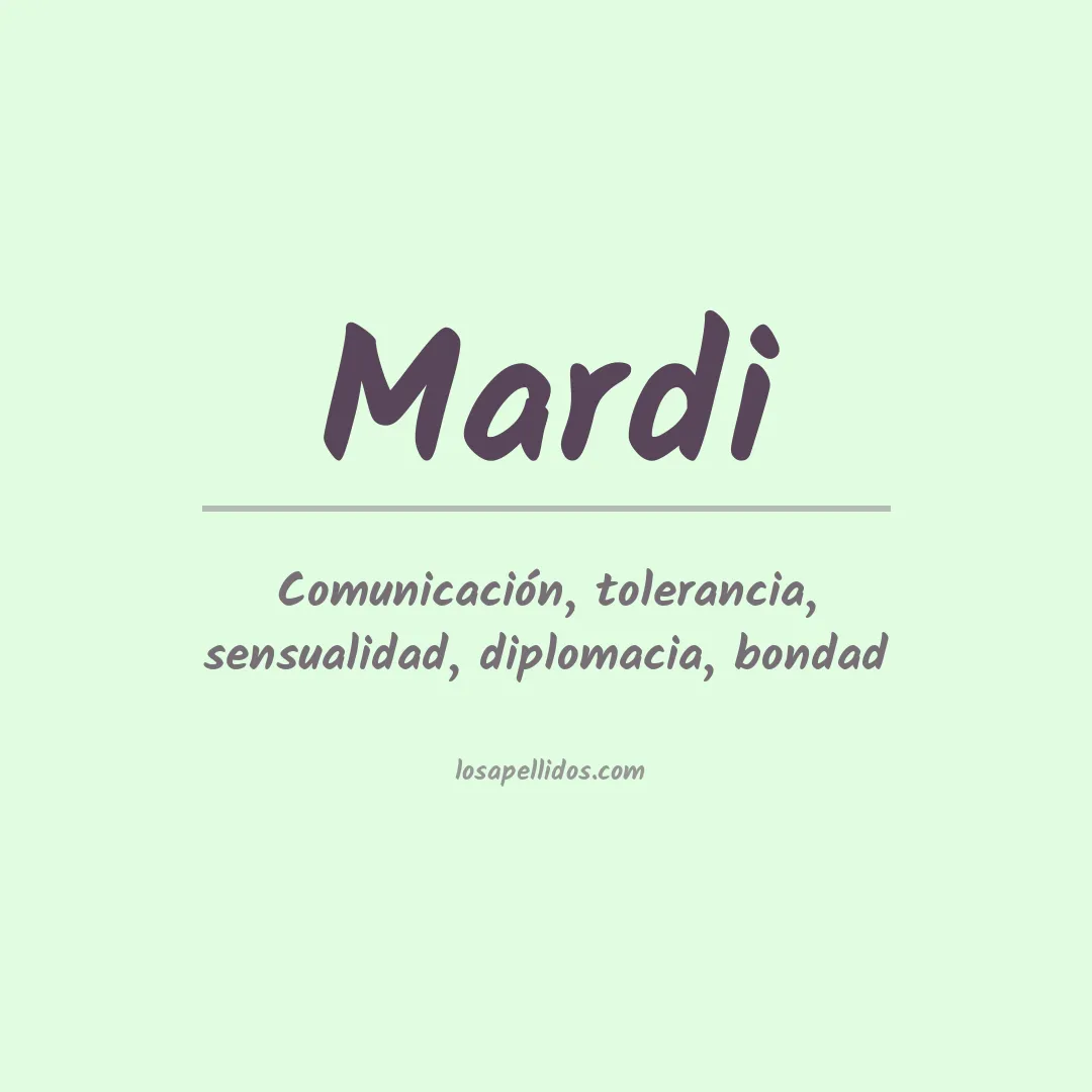 Apellido Mardi