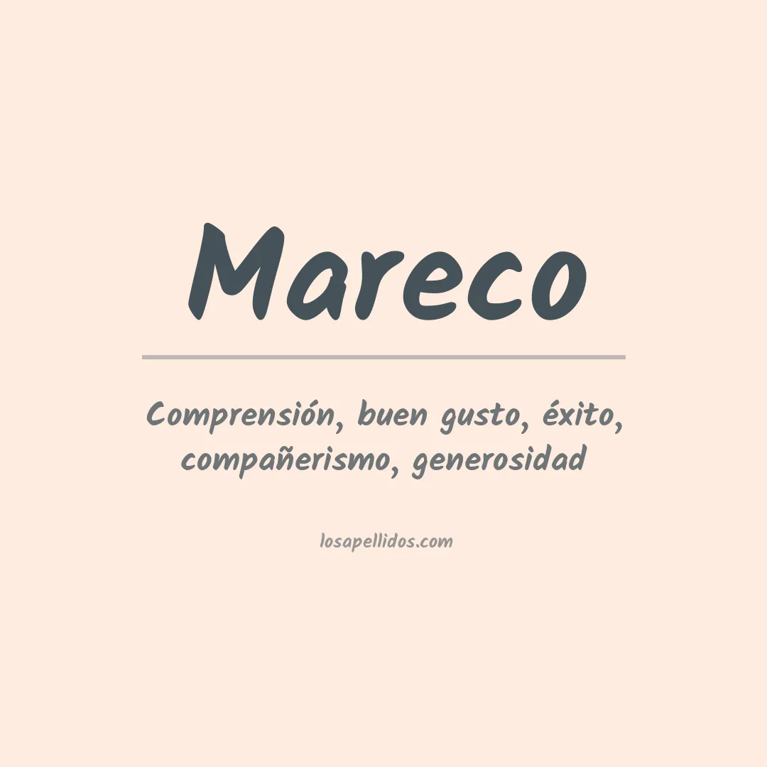 Apellido Mareco