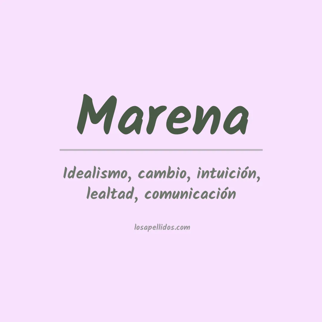 Apellido Marena