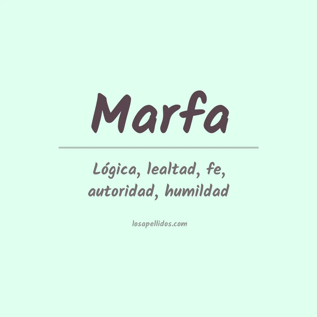 Apellido Marfa