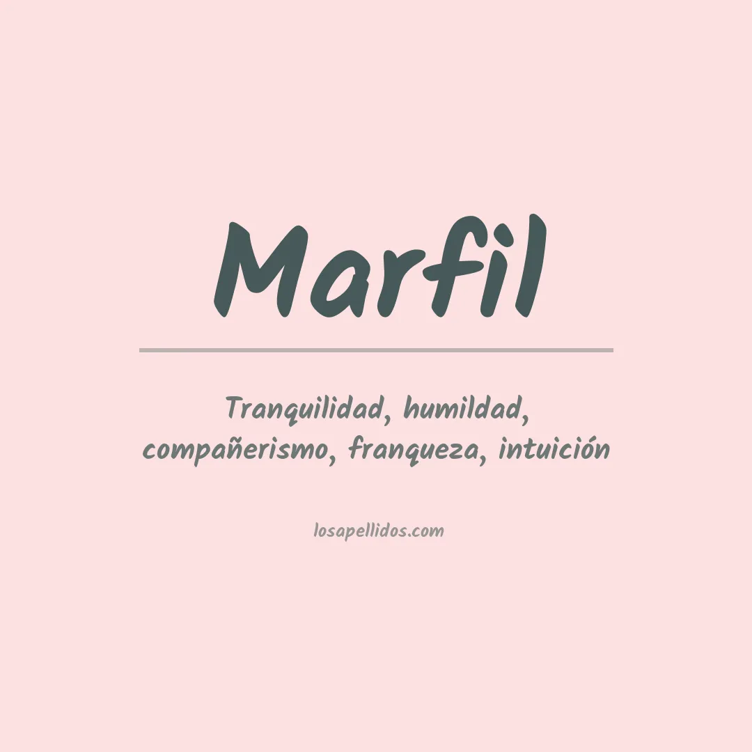 Apellido Marfil