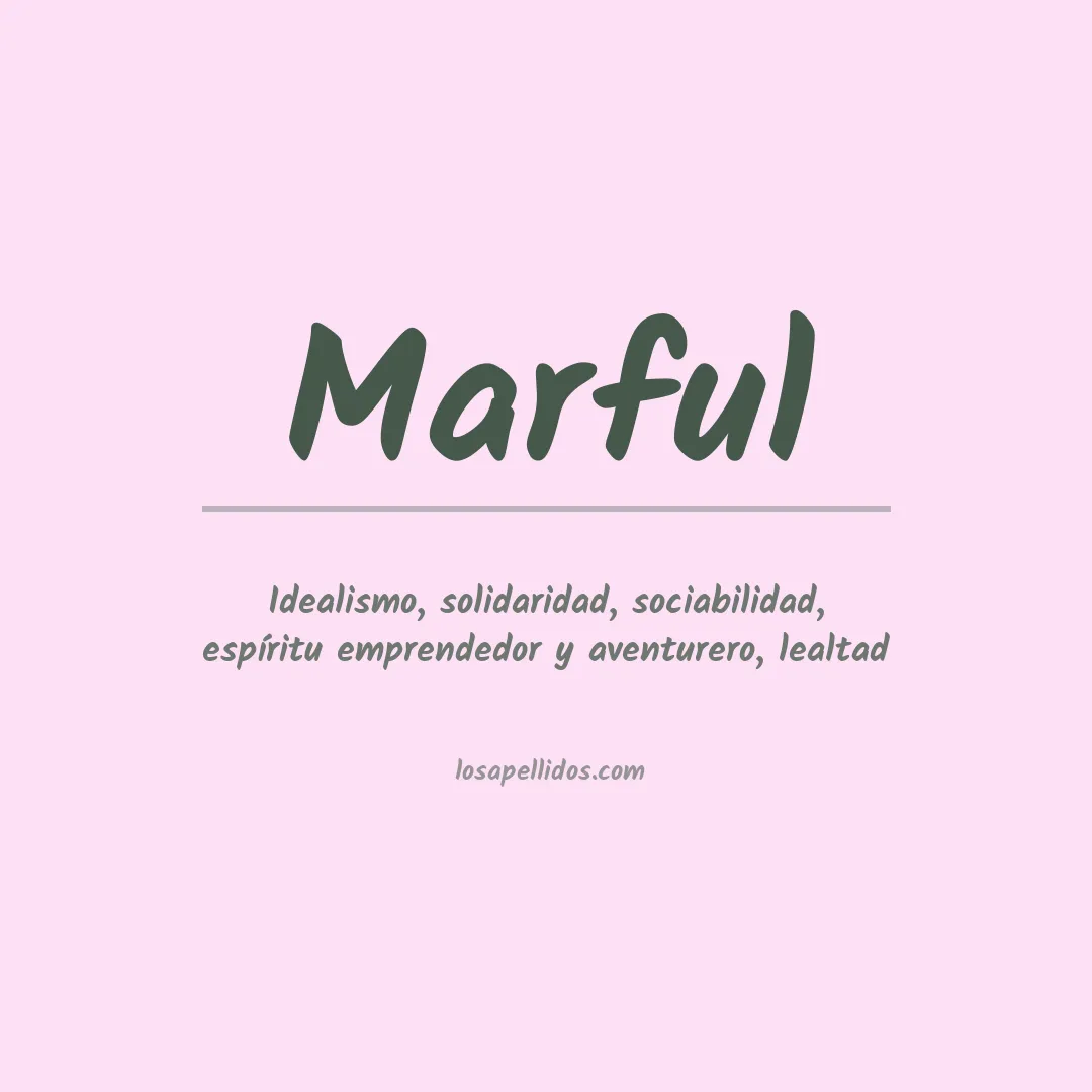 Apellido Marful