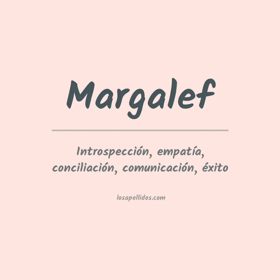Apellido Margalef