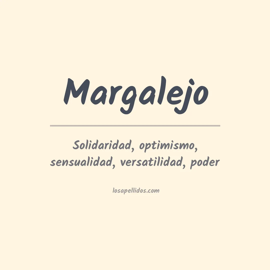 Apellido Margalejo