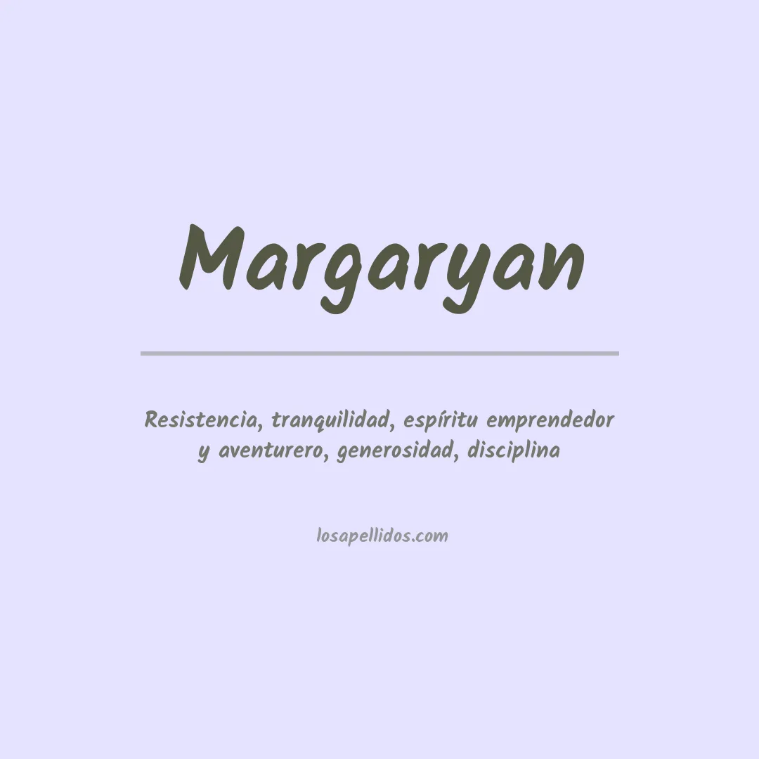 Apellido Margaryan