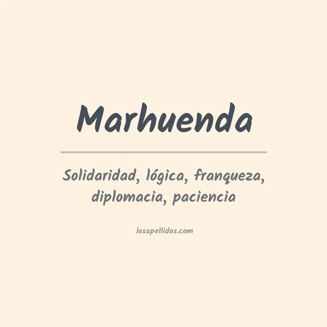 Apellido Marhuenda