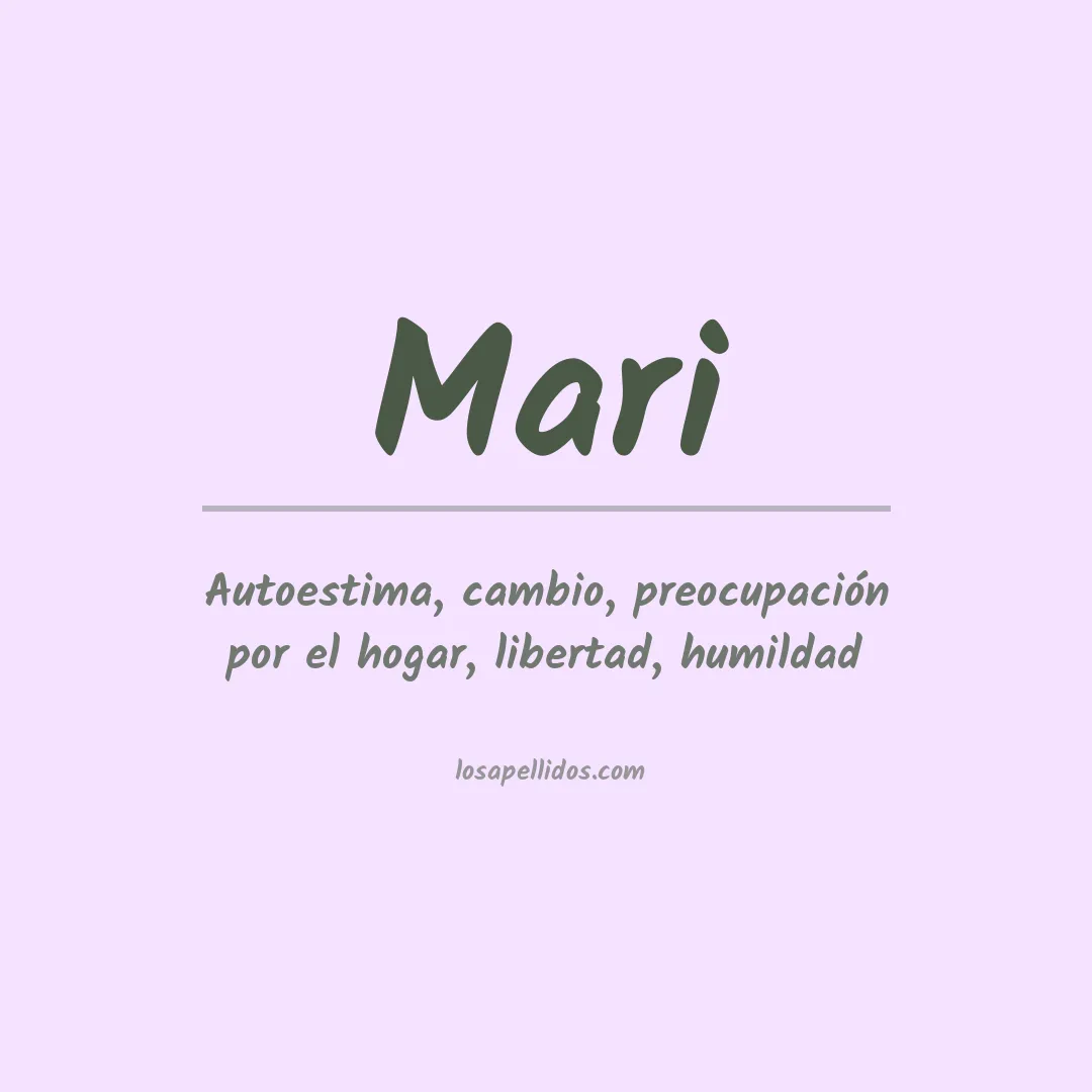 Apellido Mari