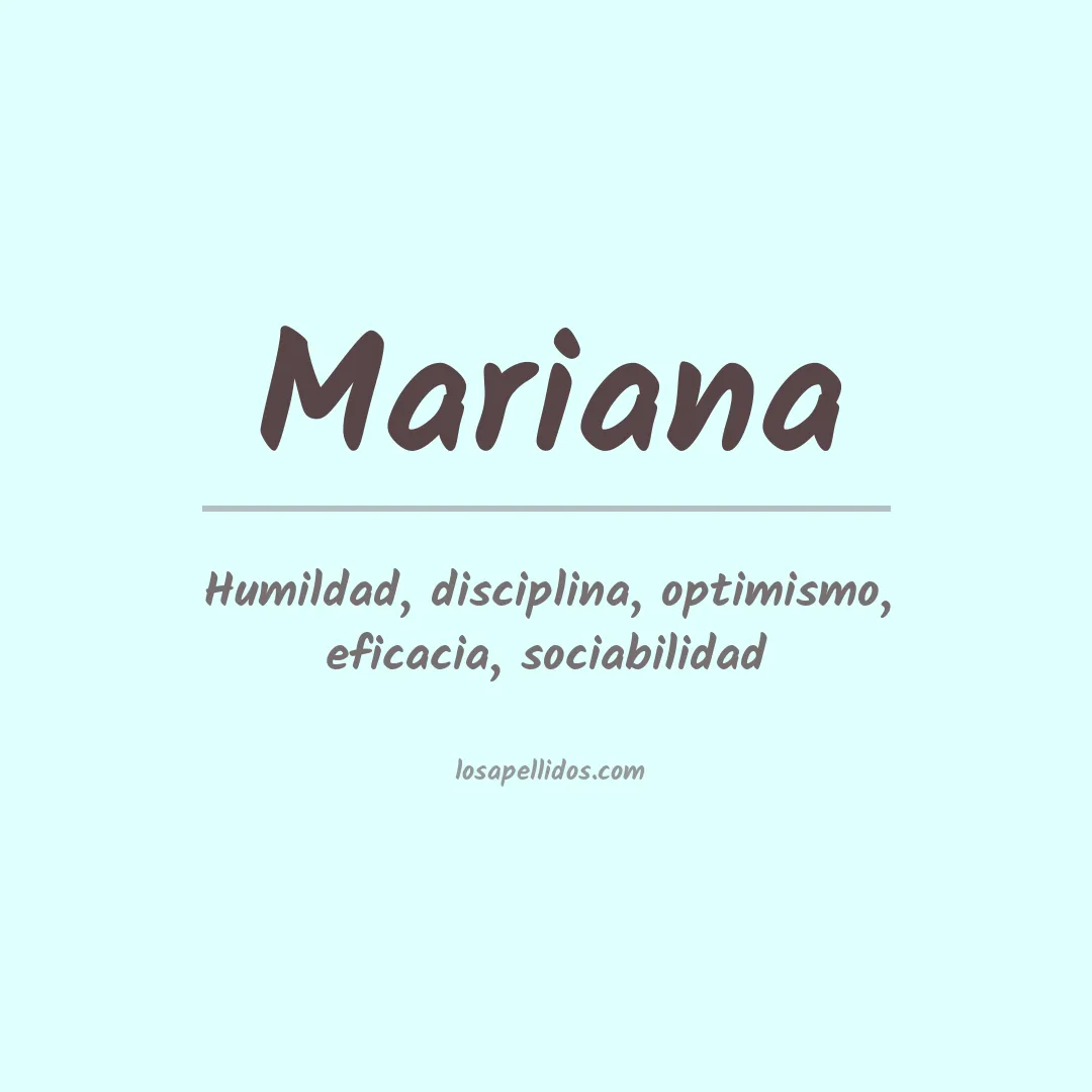 Apellido Mariana