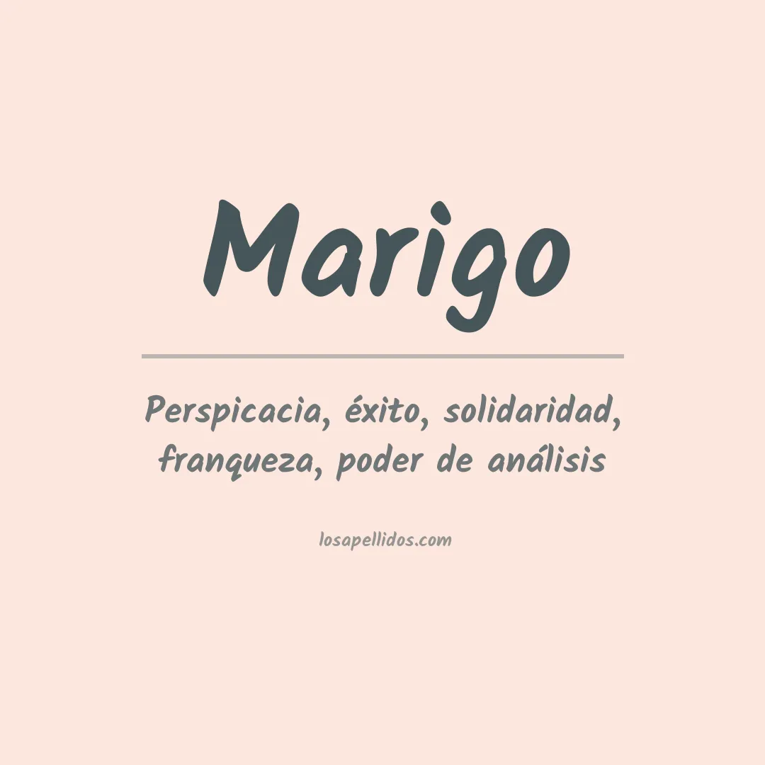 Apellido Marigo