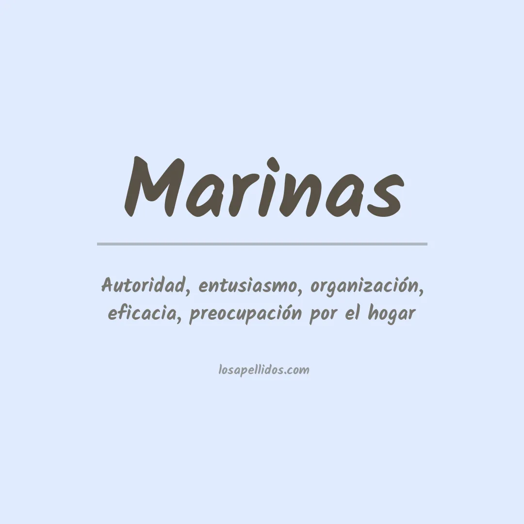 Apellido Marinas