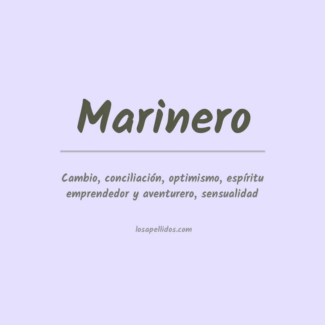 Apellido Marinero