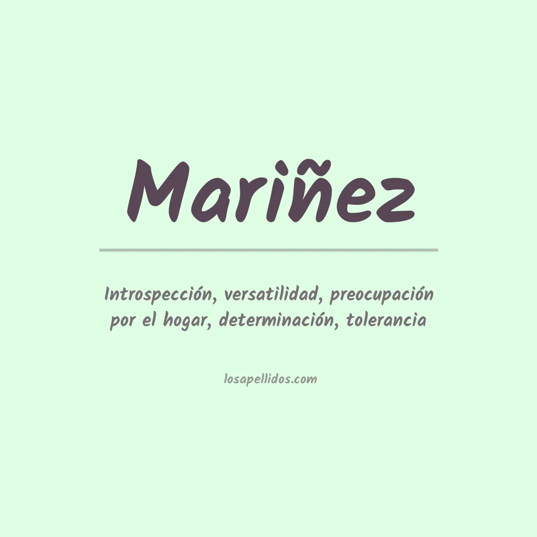 Apellido Mariñez