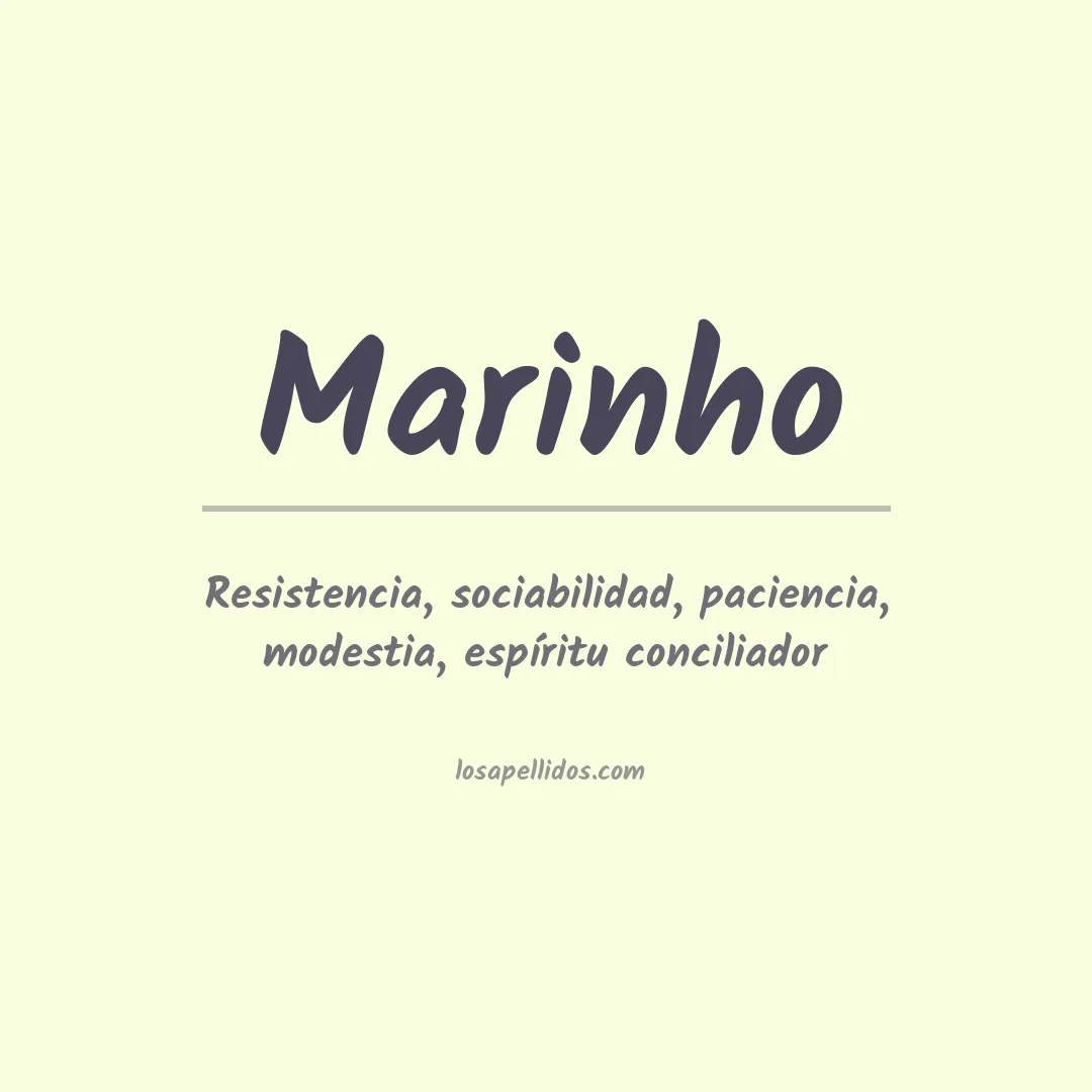 Apellido Marinho