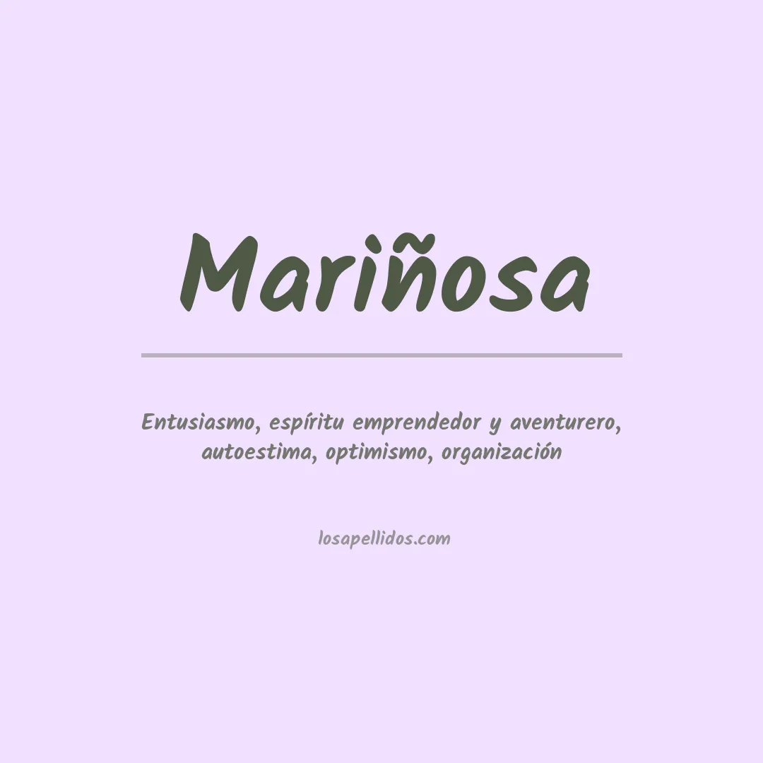 Apellido Mariñosa