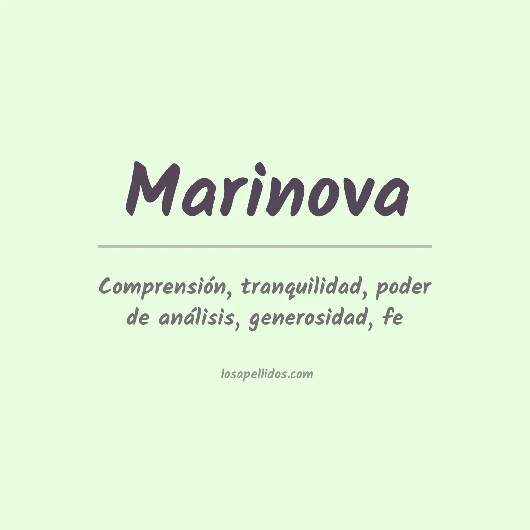 Apellido Marinova