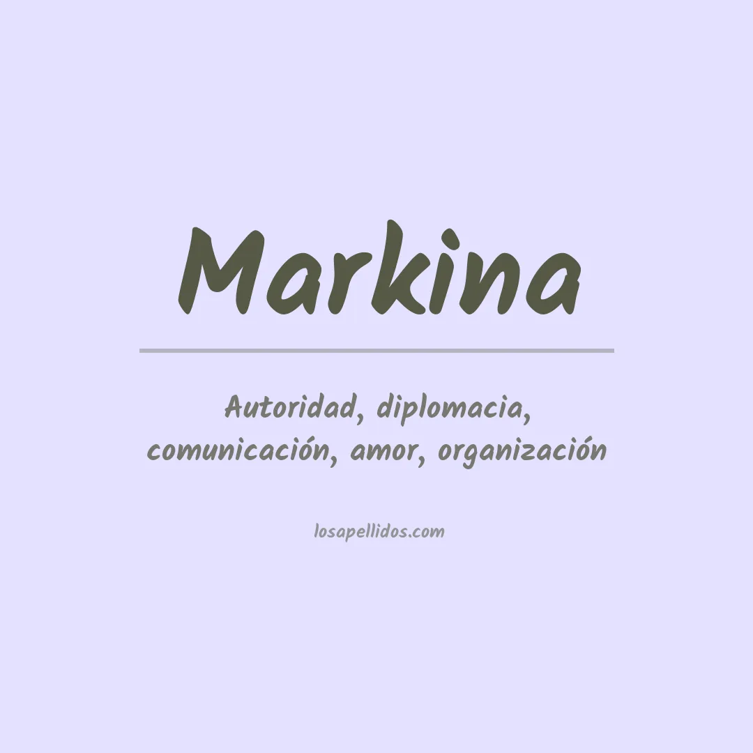 Apellido Markina
